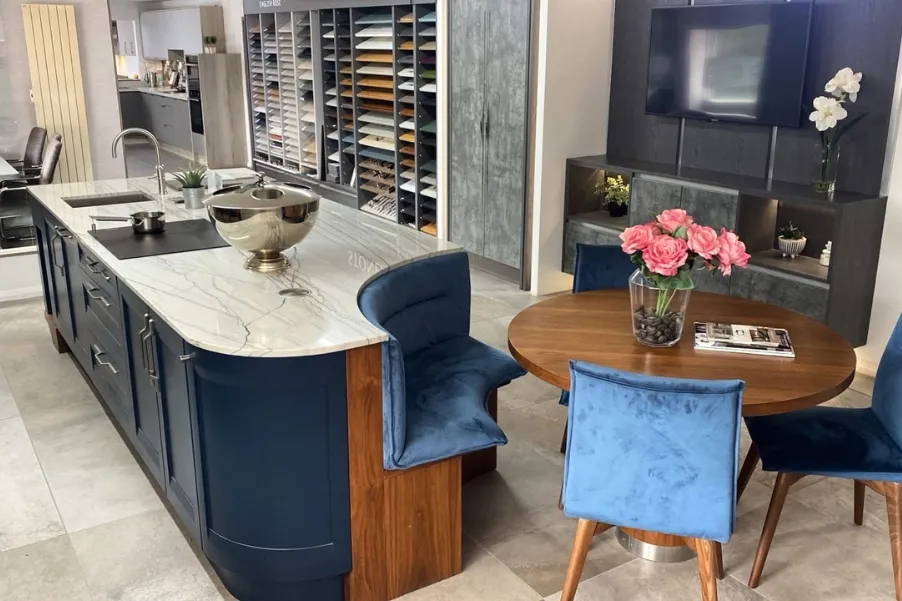 Inside Culina + Balneo kitchen showroom in Birmingham