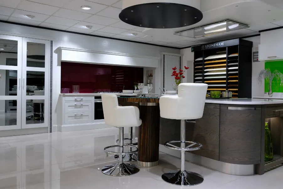 Culina + Balneo showroom kitchen display in Malvern