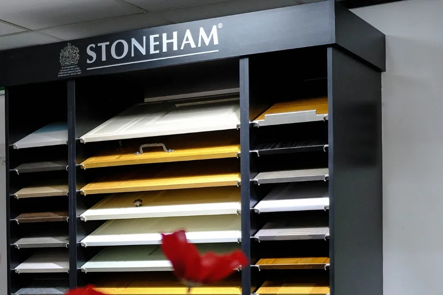 Stoneham door display