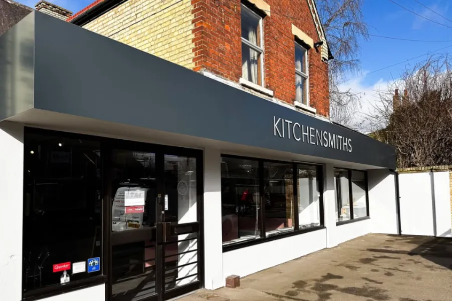 Kitchensmiths kitchen showroom in Cambridge exterior